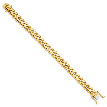 10K Yellow Gold 10.7mm Hand-Polished Miami Cuban Link Bracelet