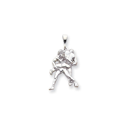 10k White Gold WHITE GOLD WRESTLING CHARM