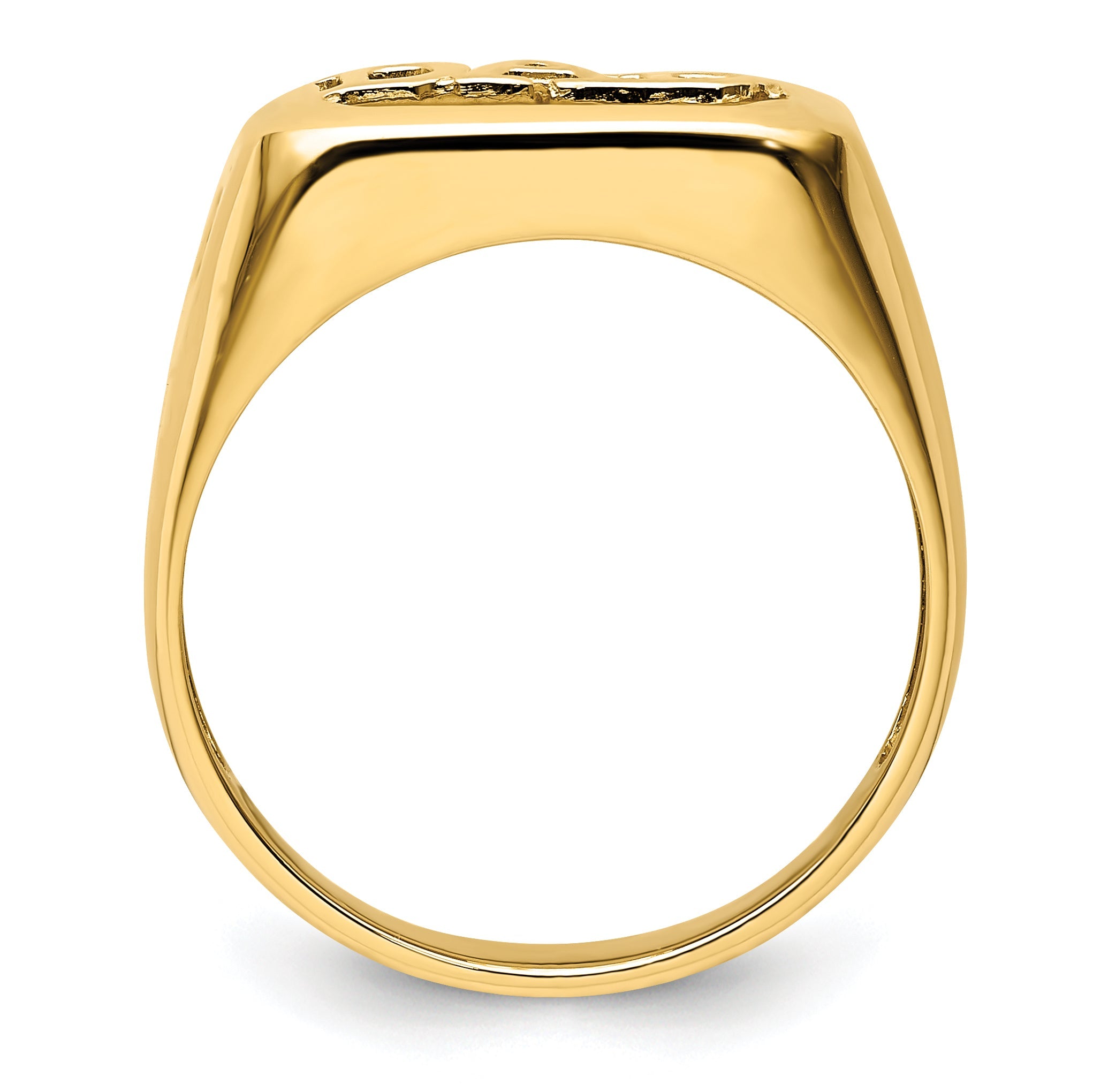 10K Yellow Gold Gents Ring Mounting