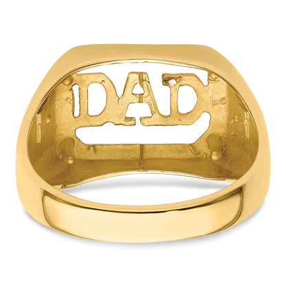 10K Yellow Gold Gents Ring Mounting