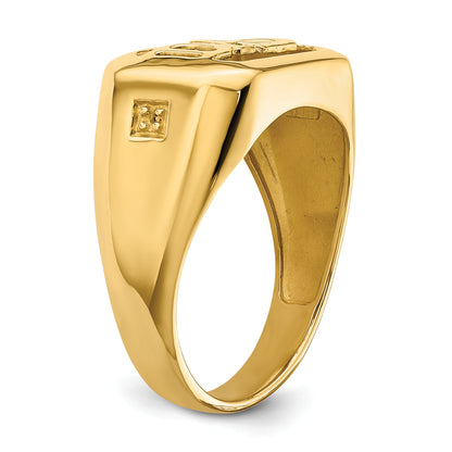 10K Yellow Gold Gents Ring Mounting