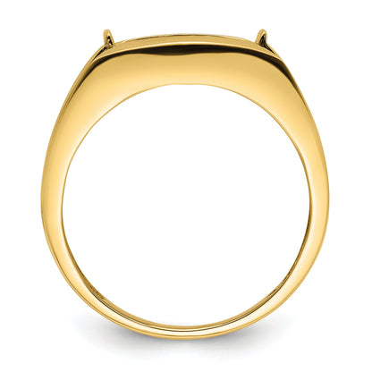 10K Yellow Gold Gents Ring Mounting