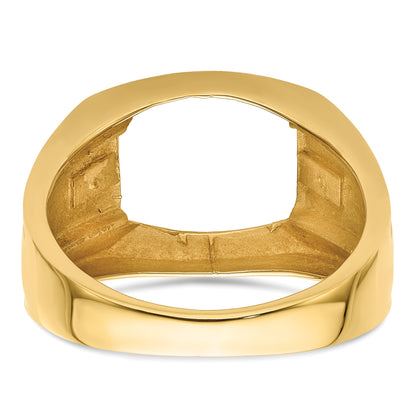10K Yellow Gold Gents Ring Mounting
