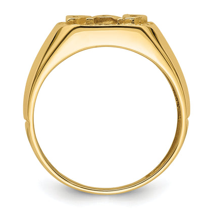 10K Yellow Gold Gents Ring Mounting