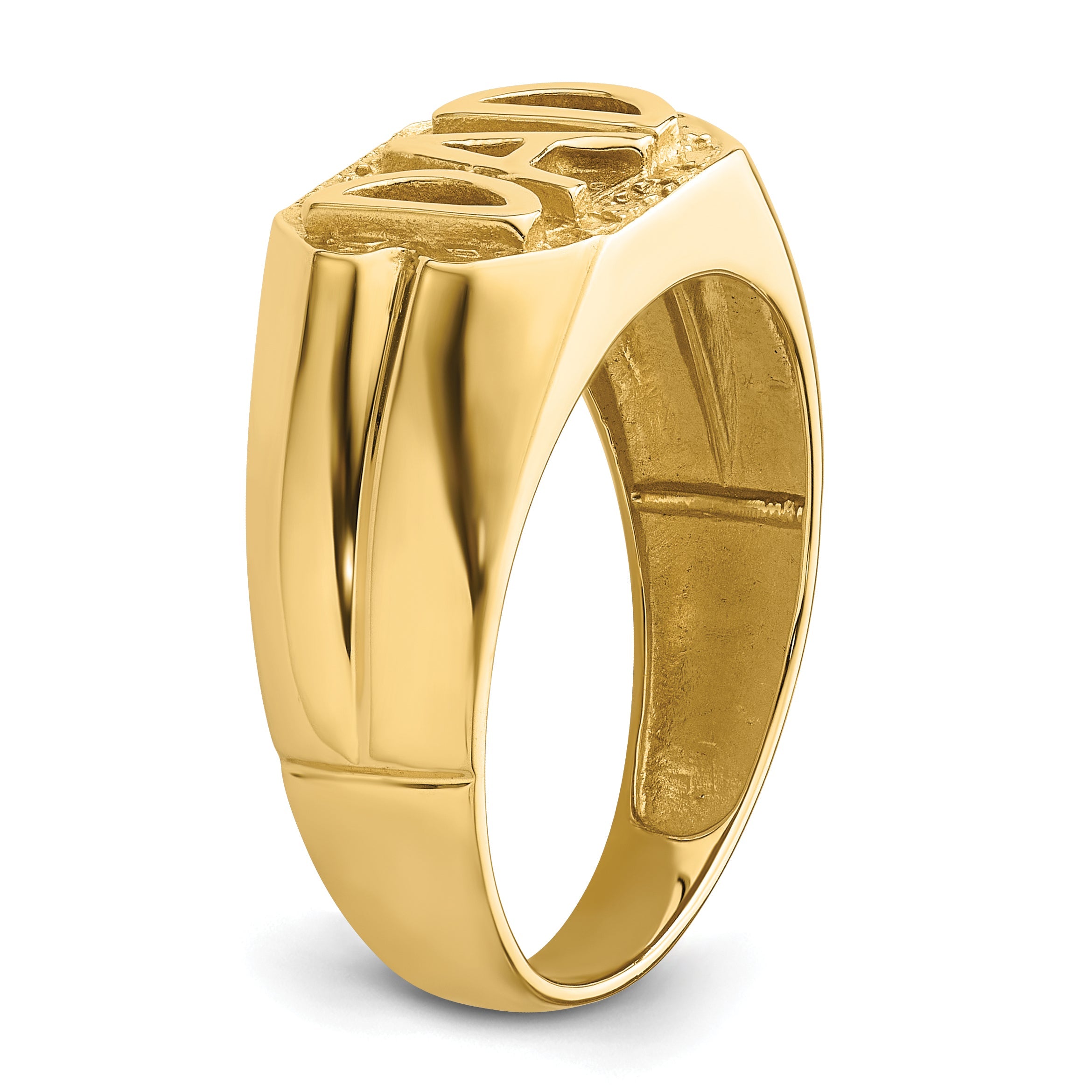 10K Yellow Gold Gents Ring Mounting