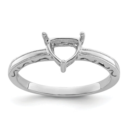 10K White Gold Ladies Ring Mounting