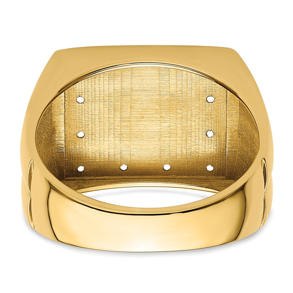 10K Yellow Gold Gents Ring Mounting