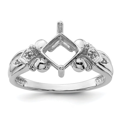 10K White Gold Ladies Ring Mounting