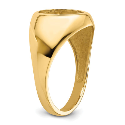 10K Yellow Gold Gents Ring Mounting