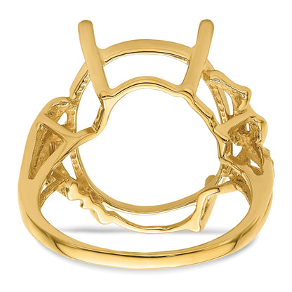 10K Yellow Gold Ladies Ring Mounting
