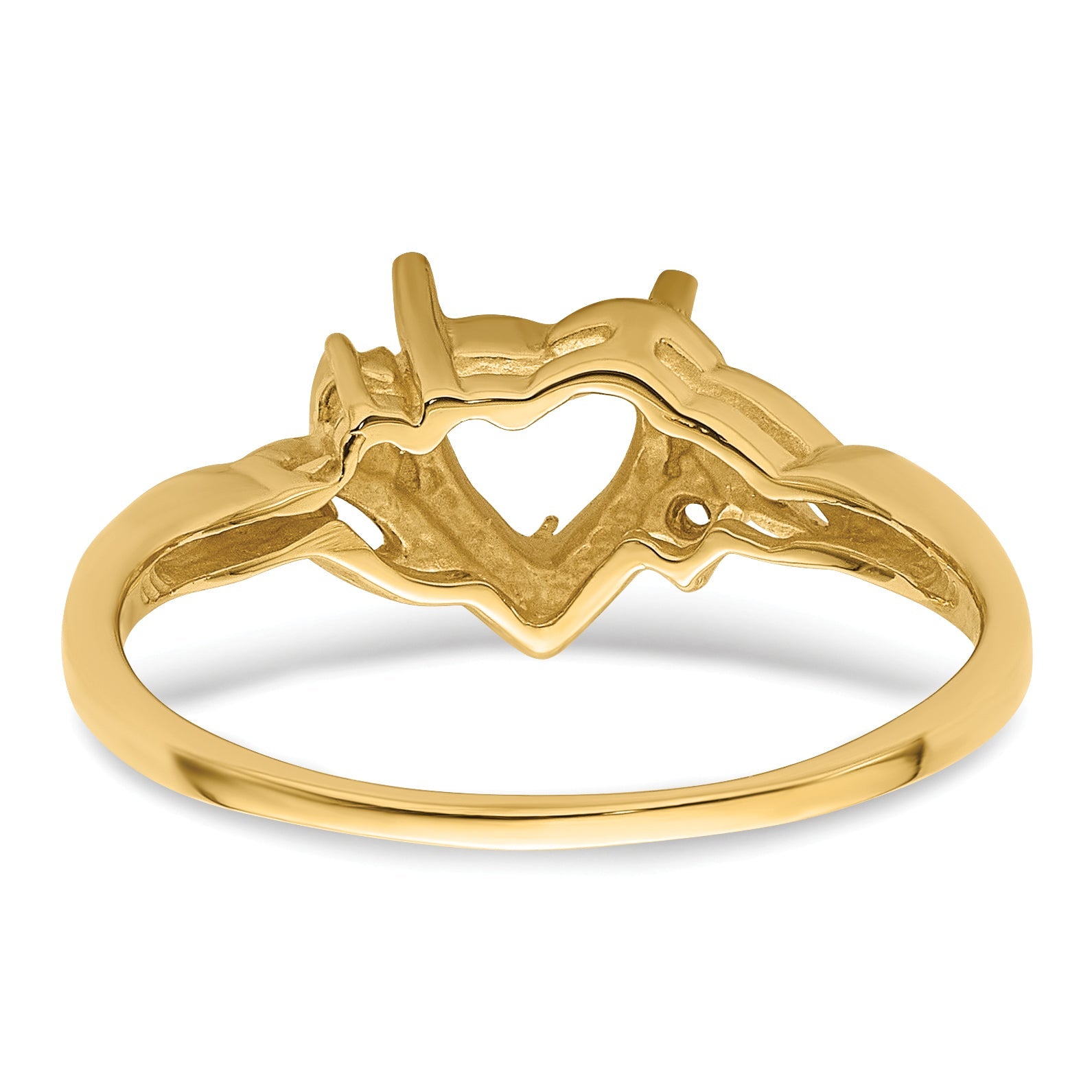 10K Yellow Gold Ladies Ring Mounting