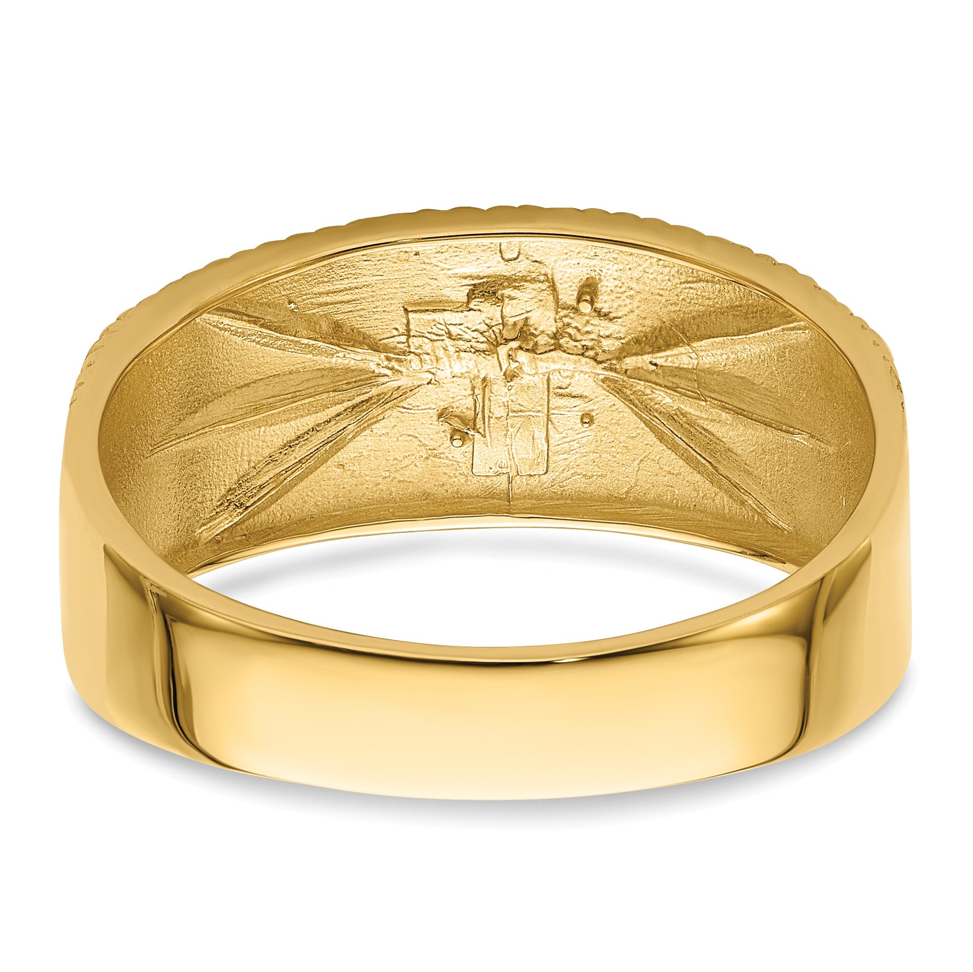 10K Yellow Gold Gents Ring Mounting