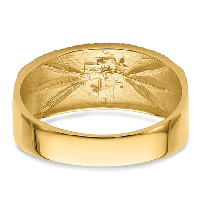 10K Yellow Gold Gents Ring Mounting