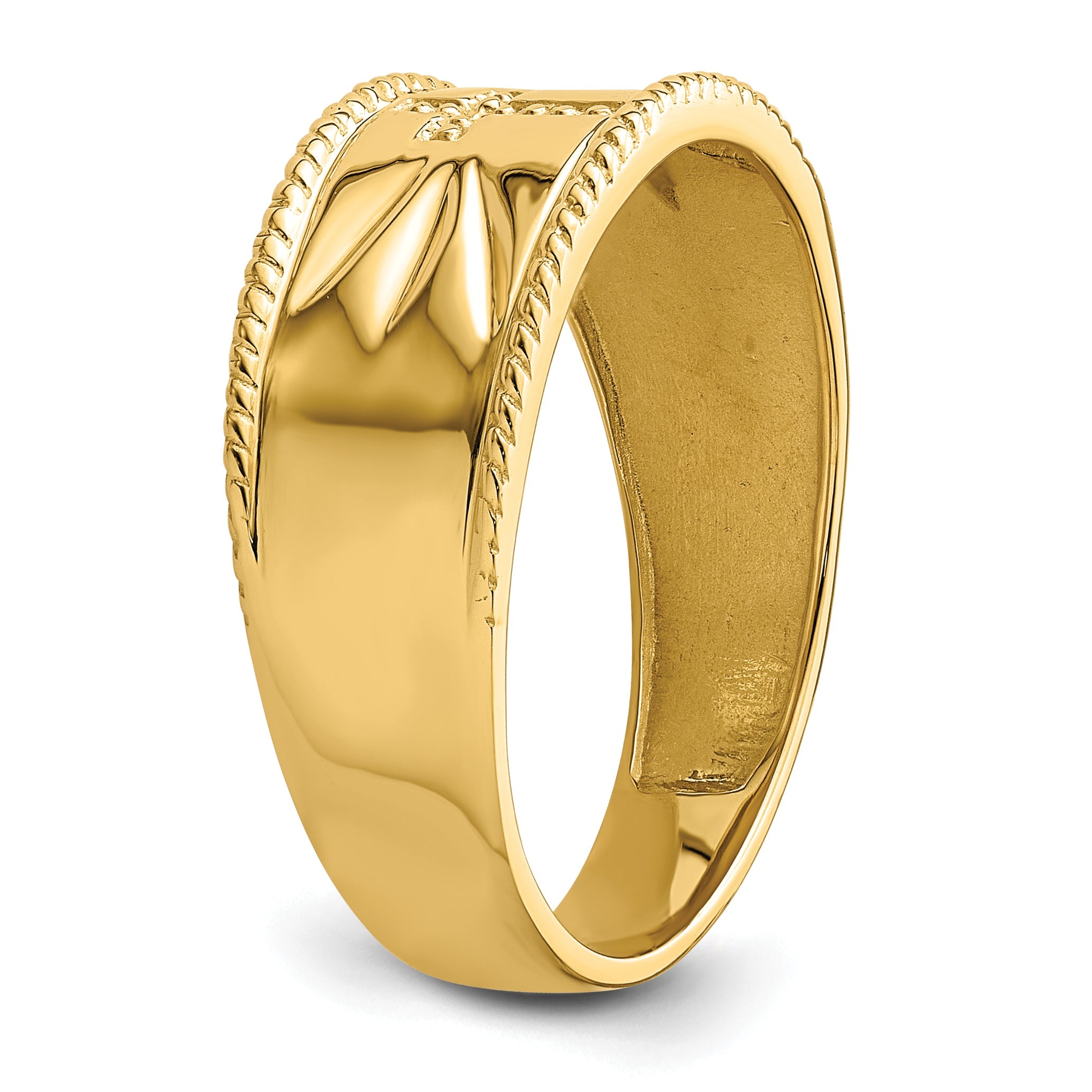 10K Yellow Gold Gents Ring Mounting