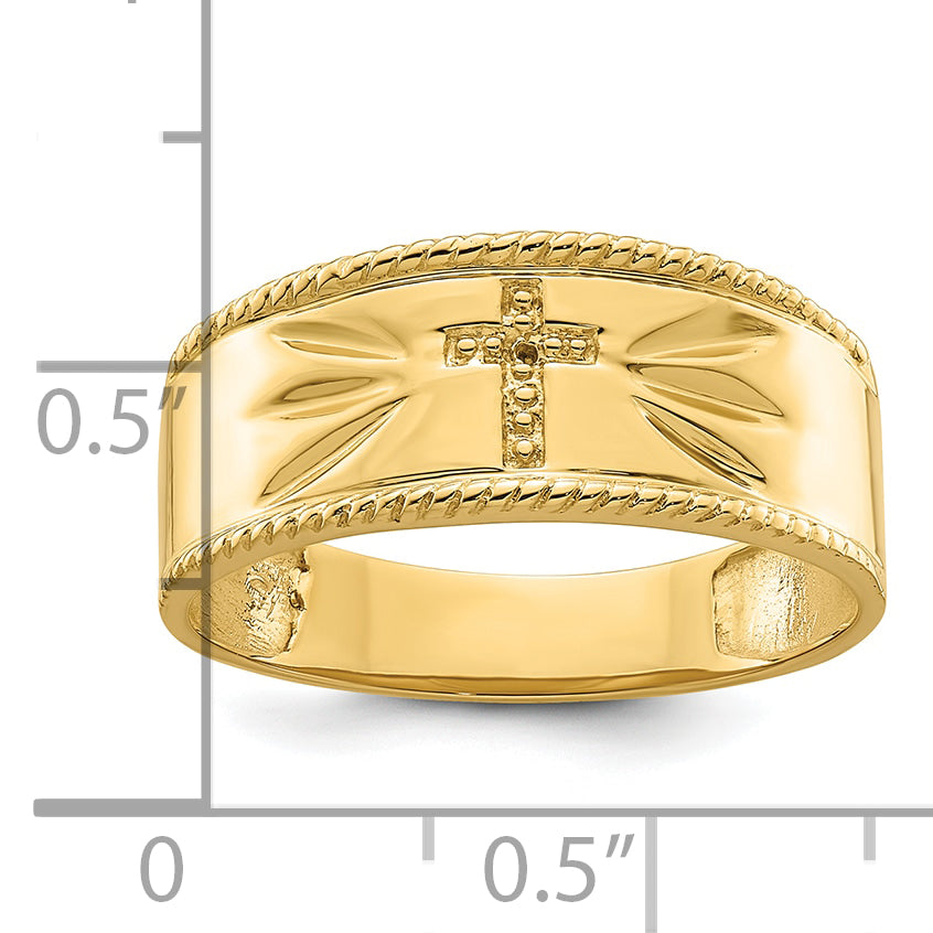 10K Yellow Gold Gents Ring Mounting
