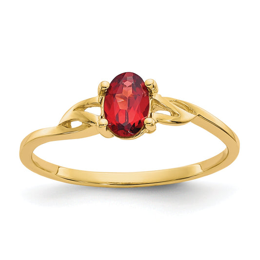 10K Yellow Gold 10Ky Birthstone Ring Mounting