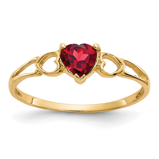 10K Yellow Gold 10Ky Birthstone Ring Mounting