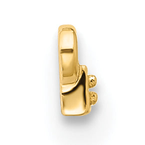 10K Yellow Gold Tiny Bar Mounting Only