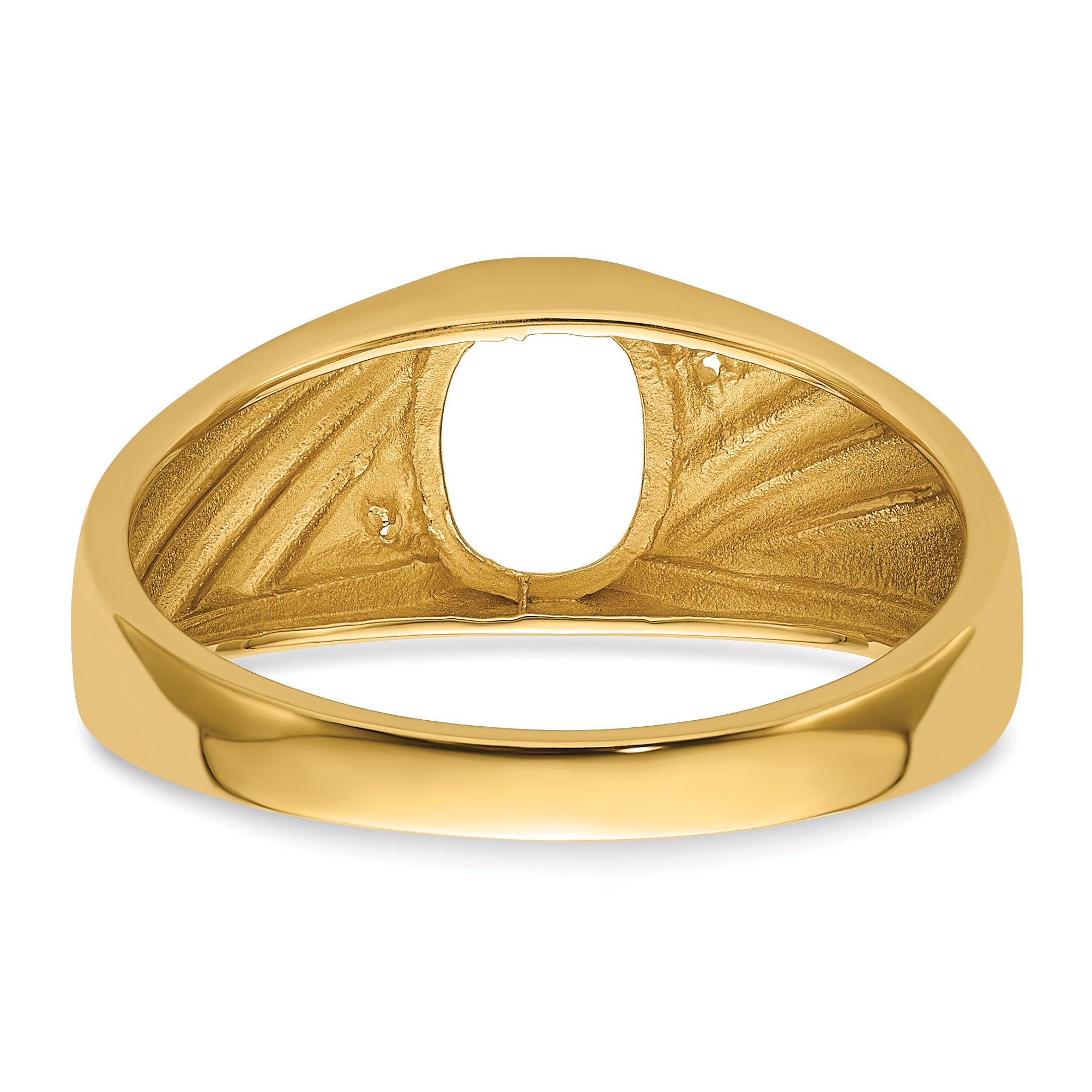 10K Yellow Gold 10K Mens Diamond And Onyx Ring Mounting