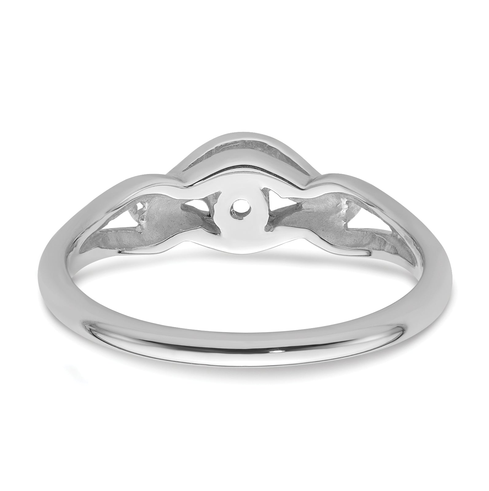 10K White Gold 10K Diamond Ring Mounting