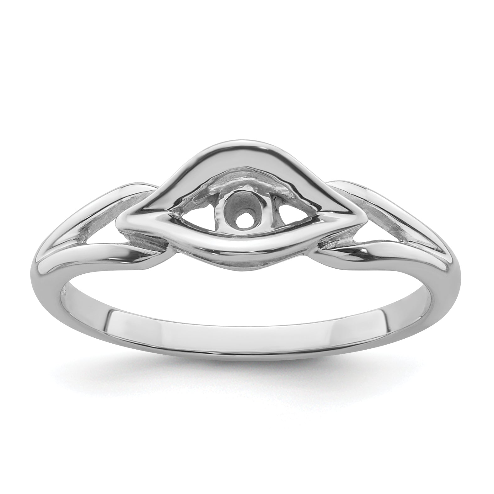 10K White Gold 10K Diamond Ring Mounting