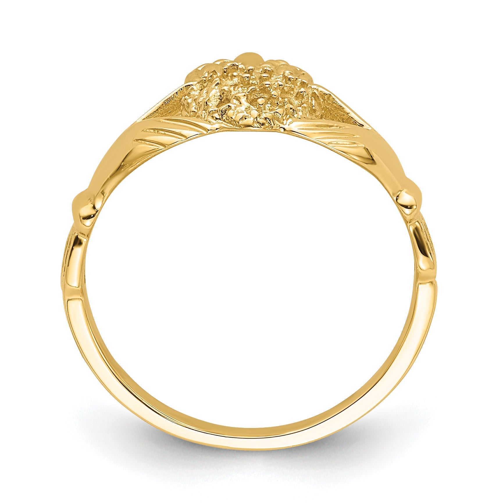 10K Yellow Gold 10K Claddagh Ring Mounting