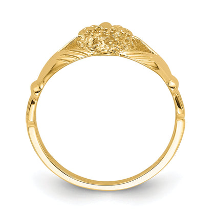 10K Yellow Gold 10K Claddagh Ring Mounting