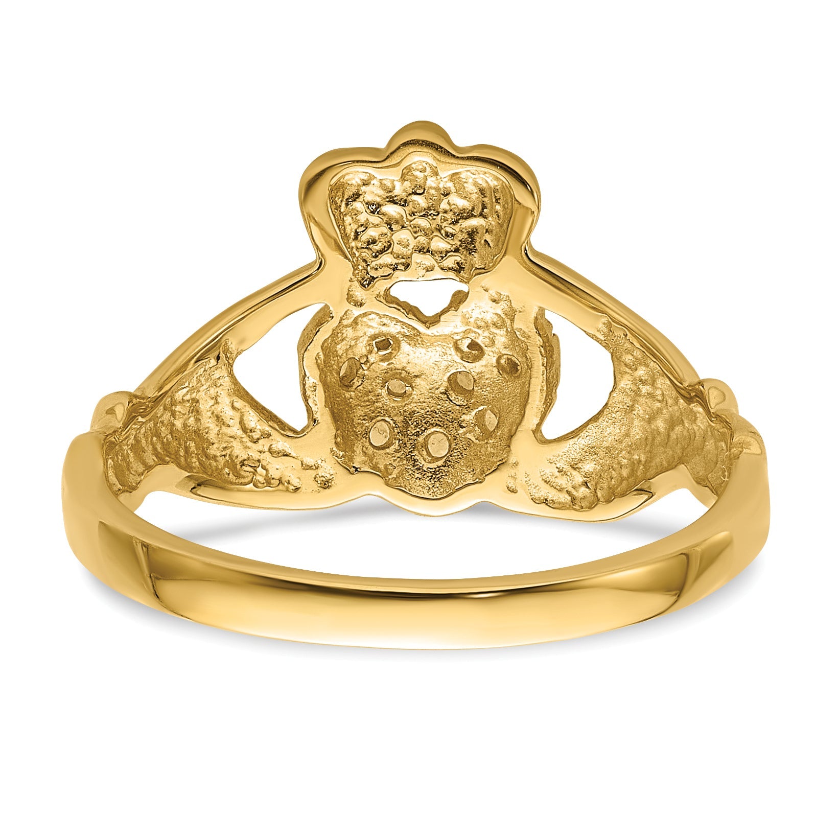 10K Yellow Gold 10K Claddagh Ring Mounting