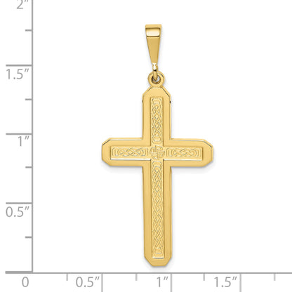 10K Yellow Gold Cross Pendant