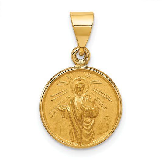 18K Yellow Gold Saint Jude Thaddeus Medal Pendant