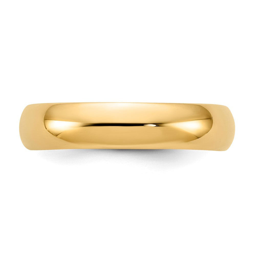 10k Yellow Gold 5mm Standard Weight Comfort Fit Wedding Band Ring