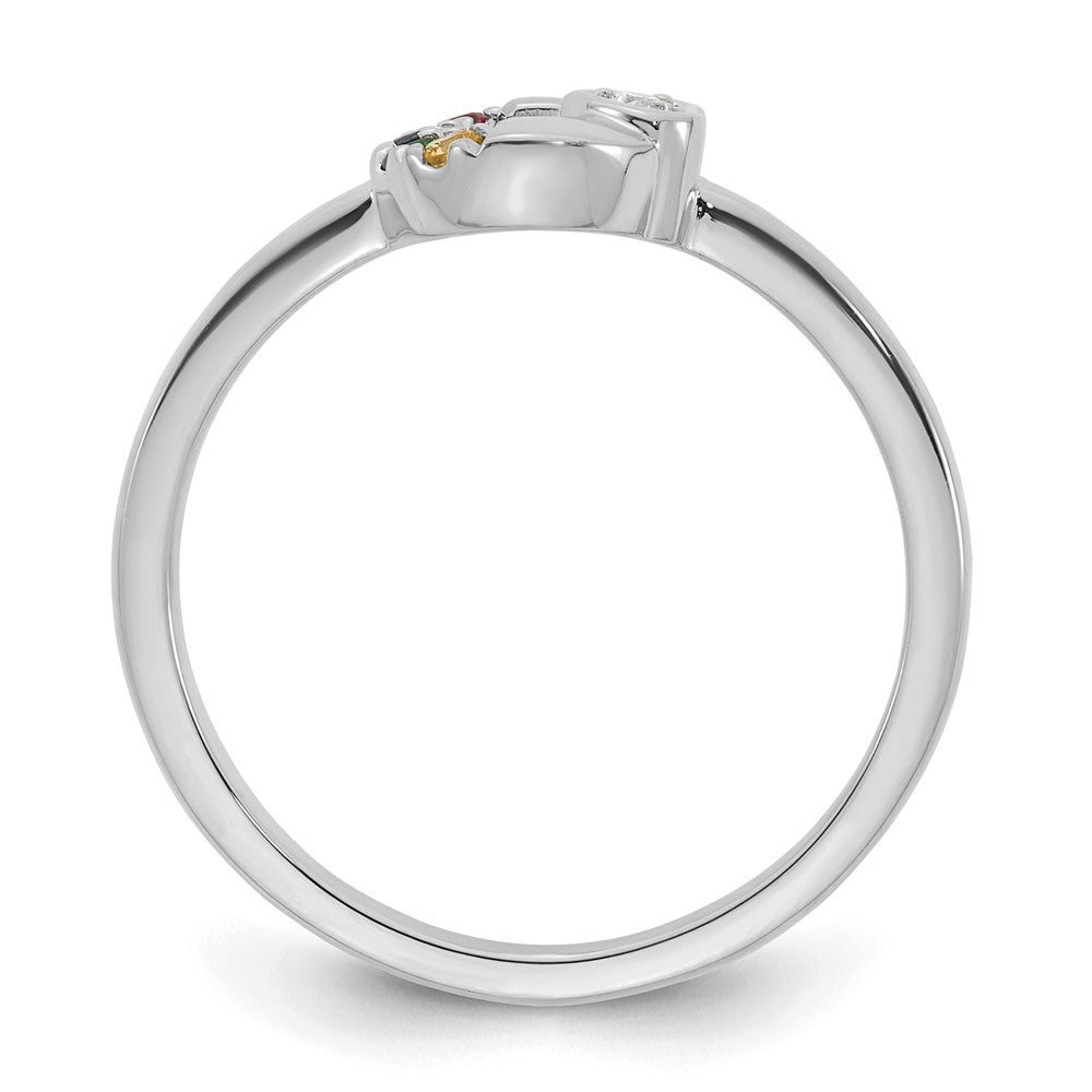 0.33 CT. T.W. Composite Pear-Shaped Natural Diamond Scallop Frame Engagement Ring in Solid 10K White Gold