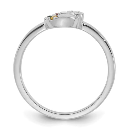 0.33 CT. T.W. Composite Pear-Shaped Natural Diamond Scallop Frame Engagement Ring in Solid 10K White Gold