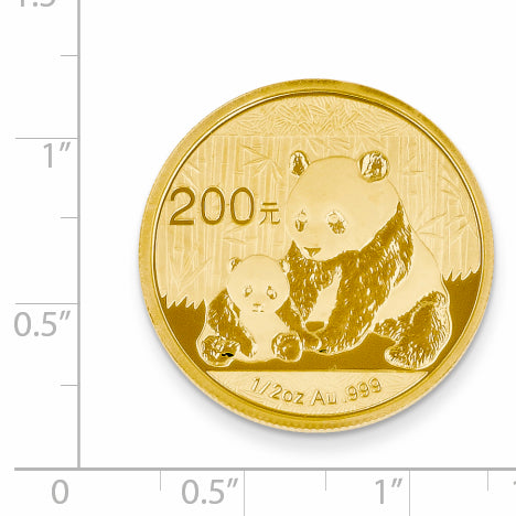 24k Yellow Gold 200 YUAN Panda Coin