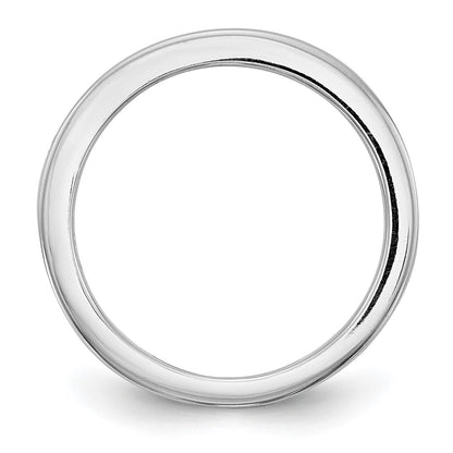 14K White Gold 1/2 carat Lab Grown Diamond VS/SI+ G+ Complete Wedding Band Ring