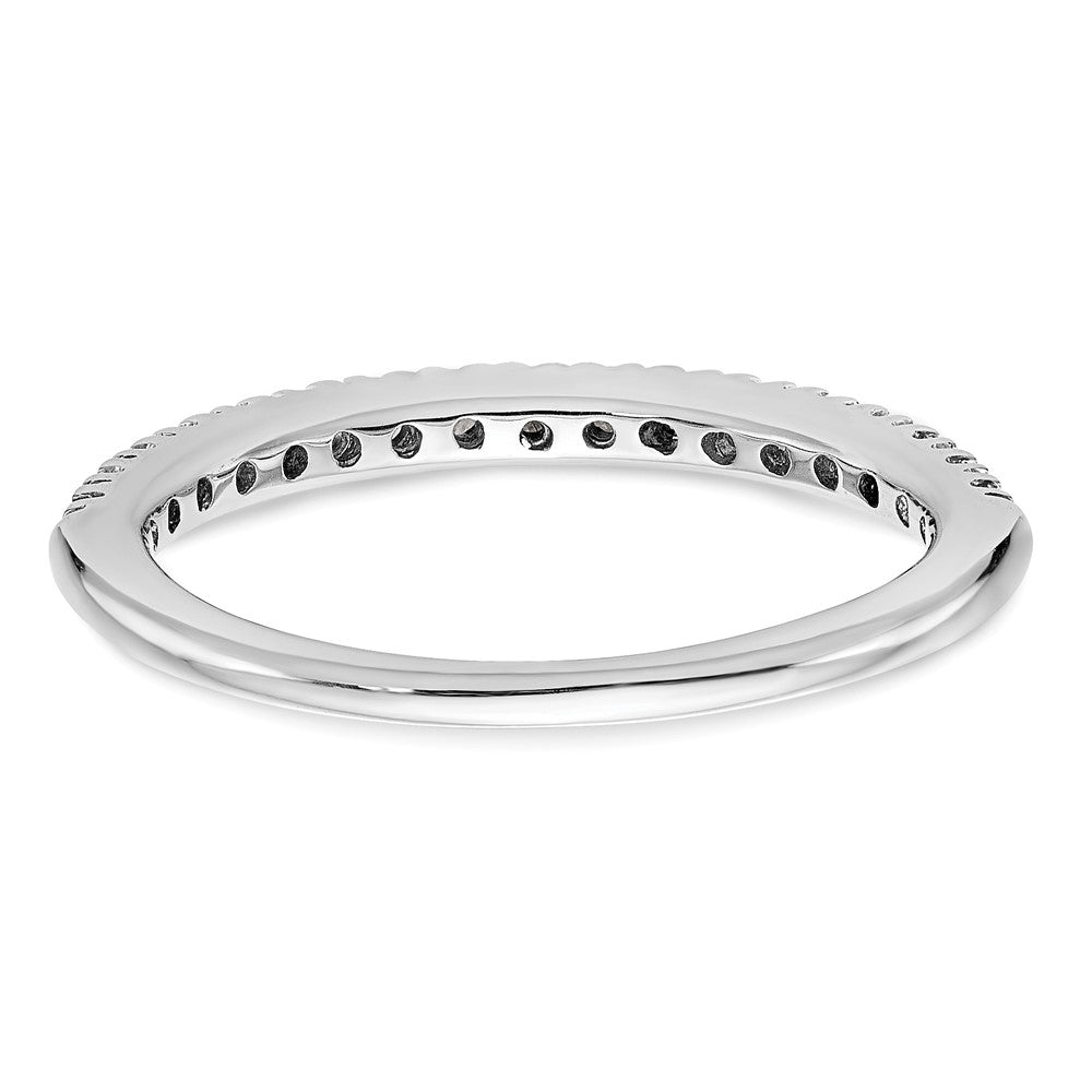True Origin 14K White Gold 1/4 carat Lab Grown Diamond VS+ F+ Complete Wedding Band Ring