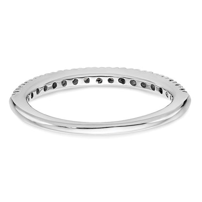 True Origin 14K White Gold 1/4 carat Lab Grown Diamond VS+ F+ Complete Wedding Band Ring
