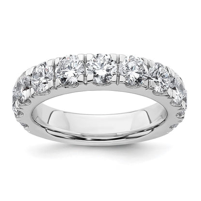 14K White Gold 3 carat Certified Lab Grown Diamond VS+ F+ Complete Wedding Band Ring