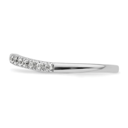 True Origin 14K White Gold 1/2 carat Lab Grown Diamond VS+ F+ Set of Two Complete Wedding Band Rings