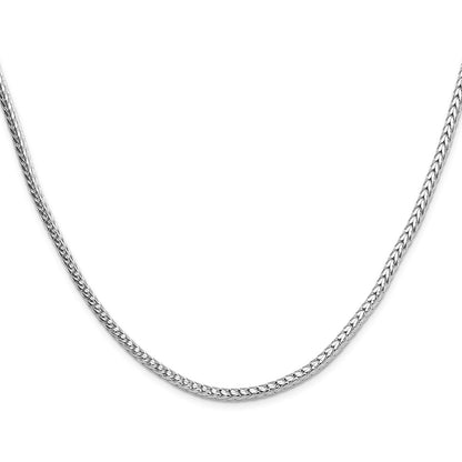 Sterling Silver 3.4mm Diamond-cut Round Franco 30 Inch Chain