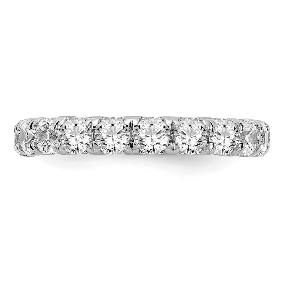 14k White Gold SI2-I1(H/I) UPRG Eternity Wedding Band Ring