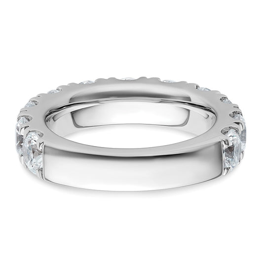 14K White Gold 4 carat Certified Lab Grown Diamond VS+ F+ Complete Wedding Band Ring