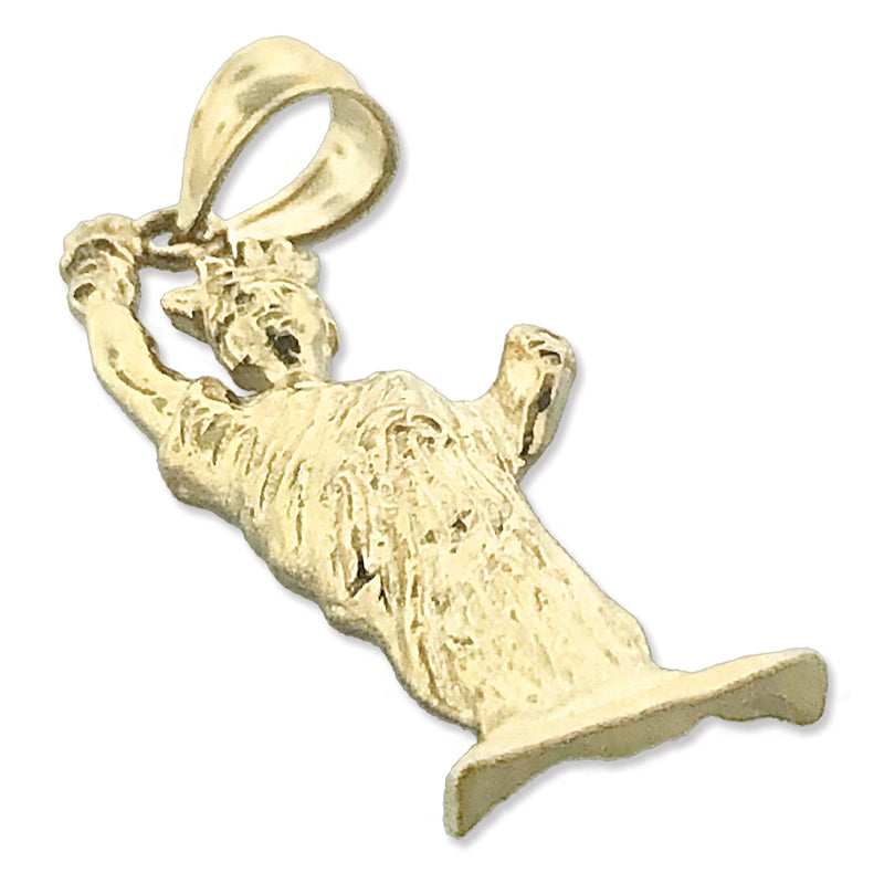 14K Gold Statue Of Liberty Pendant