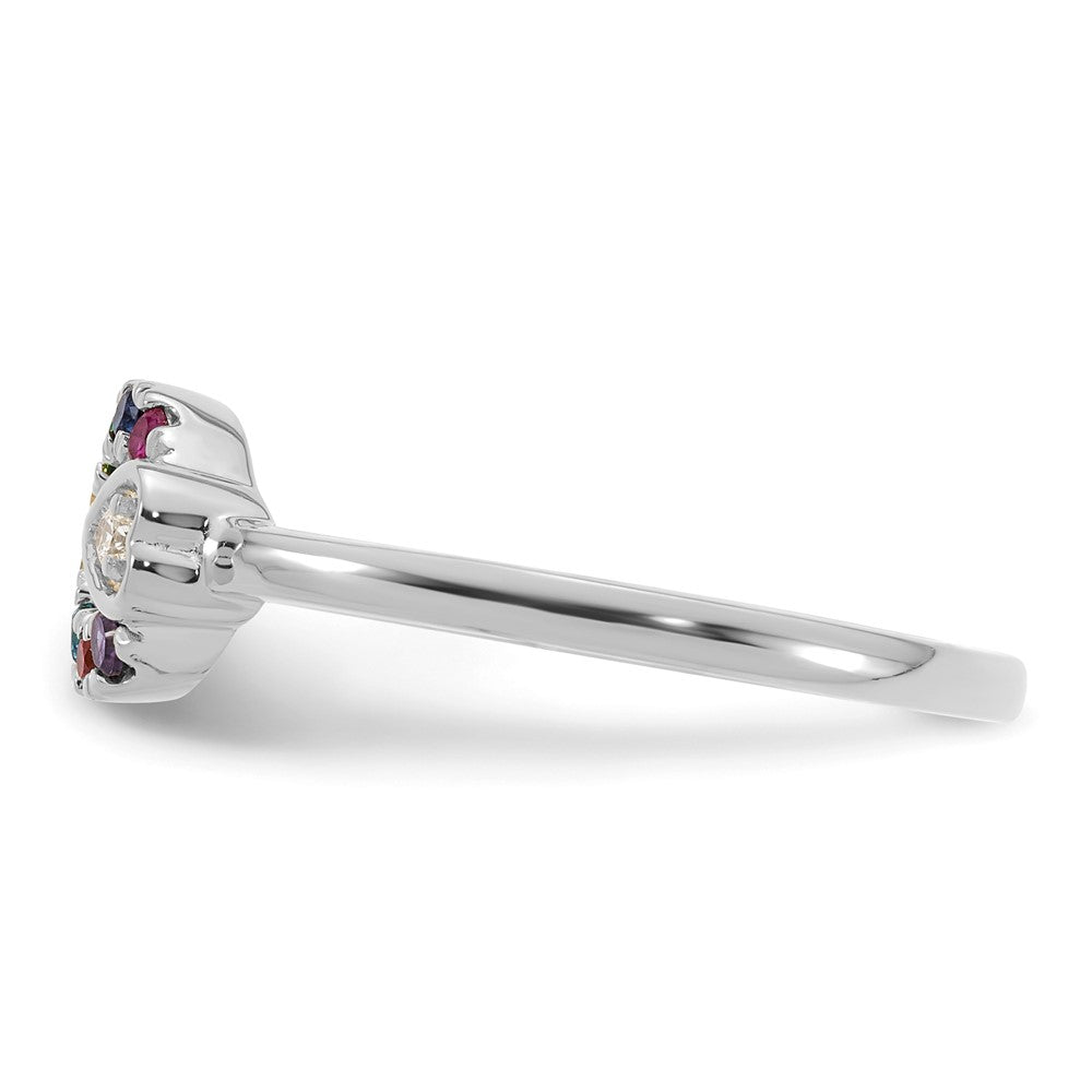 0.50 CT. T.W. Marquise Natural Diamond Double Frame Engagement Ring in Solid 10K Rose Gold