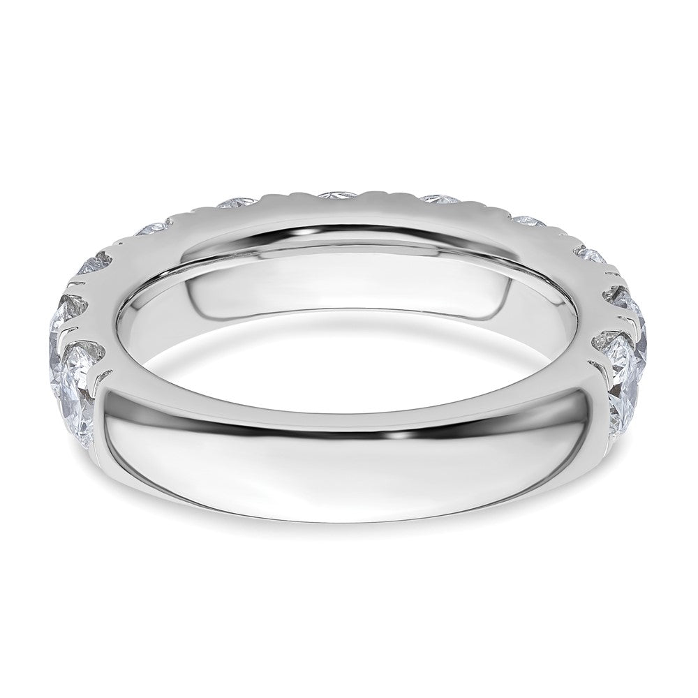 14K White Gold 3 carat Certified Lab Grown Diamond VS+ F+ Complete Wedding Band Ring