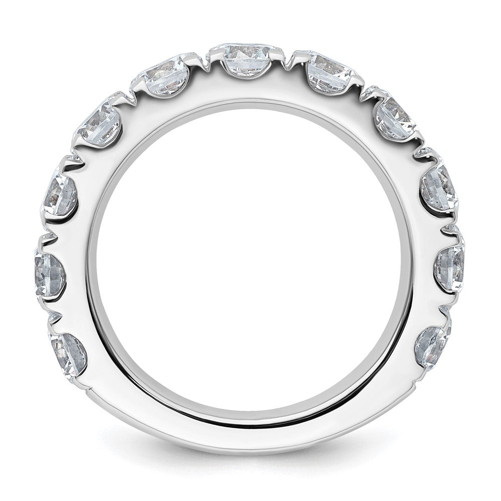 14K White Gold 4 carat Certified Lab Grown Diamond VS+ F+ Complete Wedding Band Ring