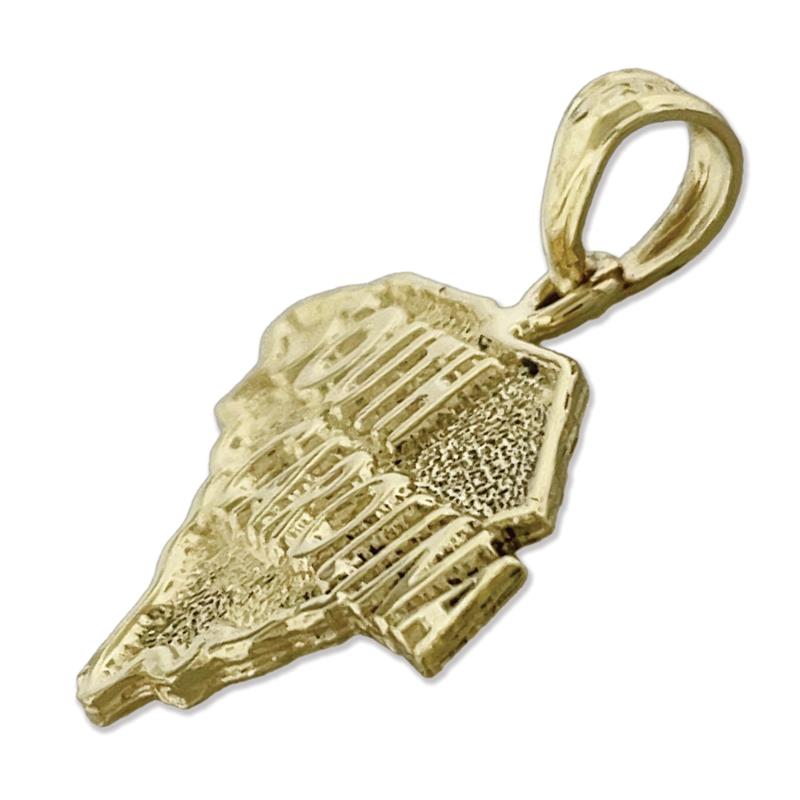 14K Gold South Carolina State Map Pendant