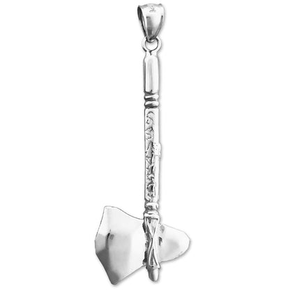 14K Gold Native Indian Tomahawk Pendant