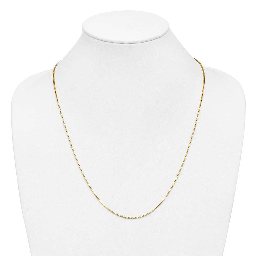 24 Inch 10K Yellow Gold 1.1mm Box Chain Necklace