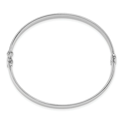 10K White Gold 5.9mm Bangle
